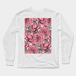 Roses for you, pink Long Sleeve T-Shirt